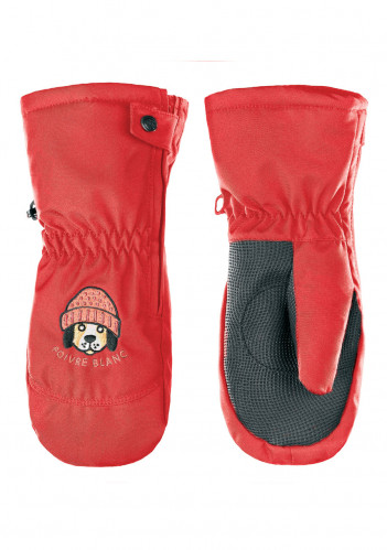Child gloves POIVRE BLANC W17-0973-BBBY Ski Mittens SCARLET RED